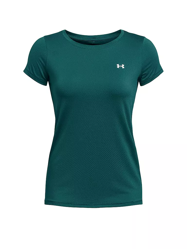 UNDER ARMOUR | Damen Fitnesshirt HeatGear® Armour | petrol