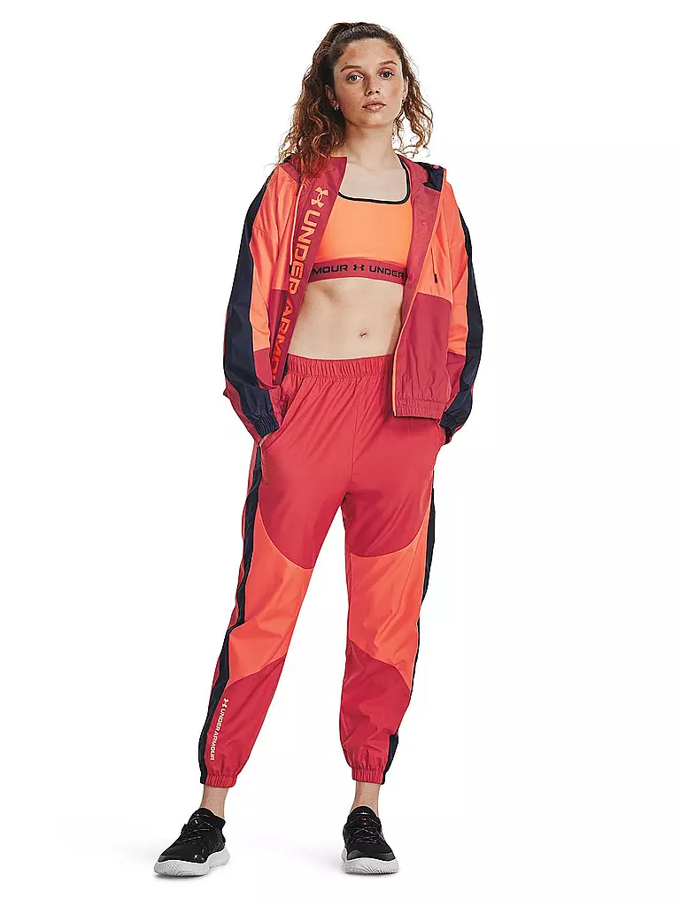 UNDER ARMOUR | Damen Fitnessjacke UA RUSH™ | rot