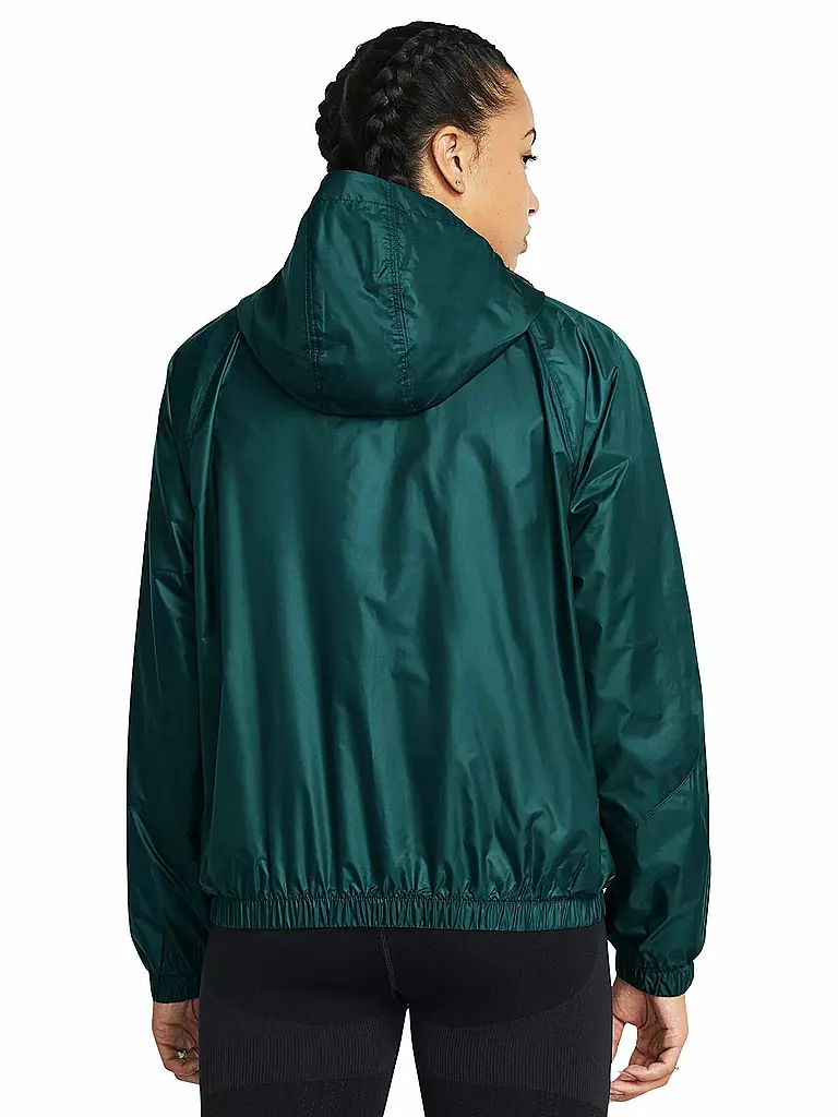 UNDER ARMOUR | Damen Fitnessjacke UA SportStyle Windbreaker | petrol