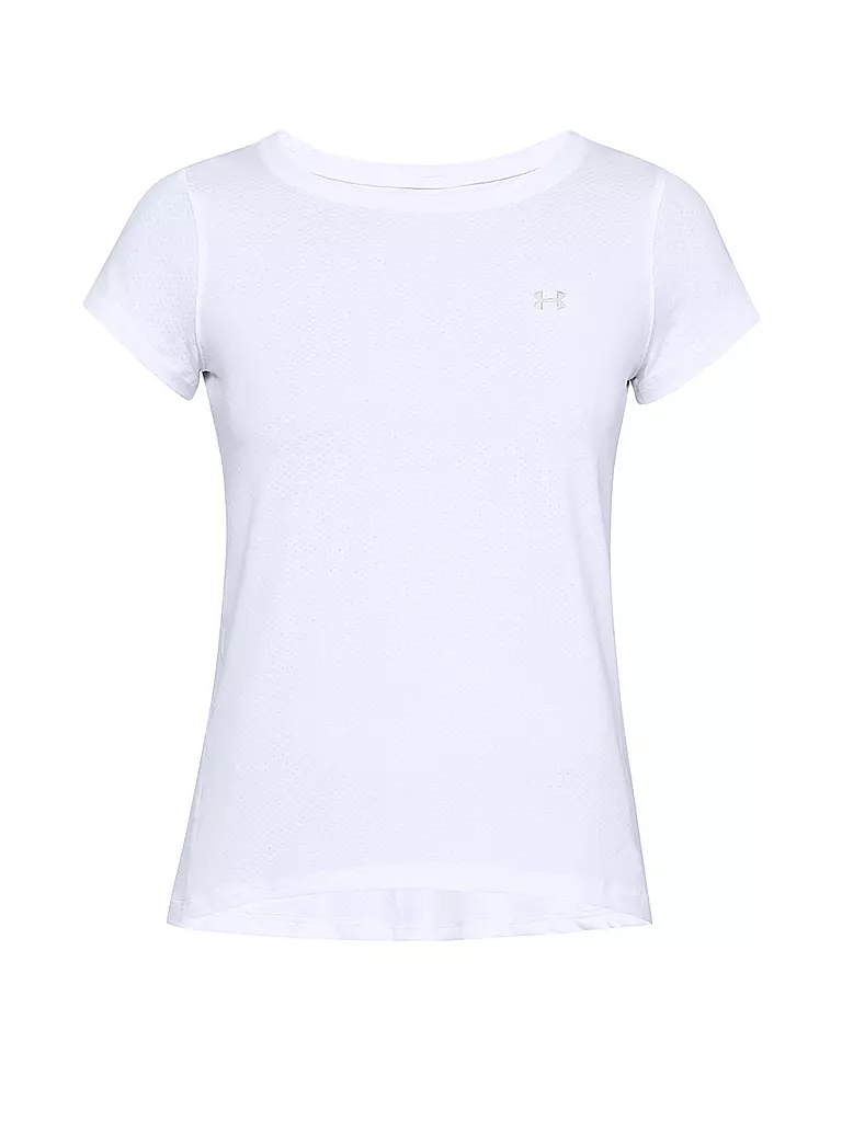 UNDER ARMOUR | Damen Fitnessshirt HeatGear® Armour  | weiss