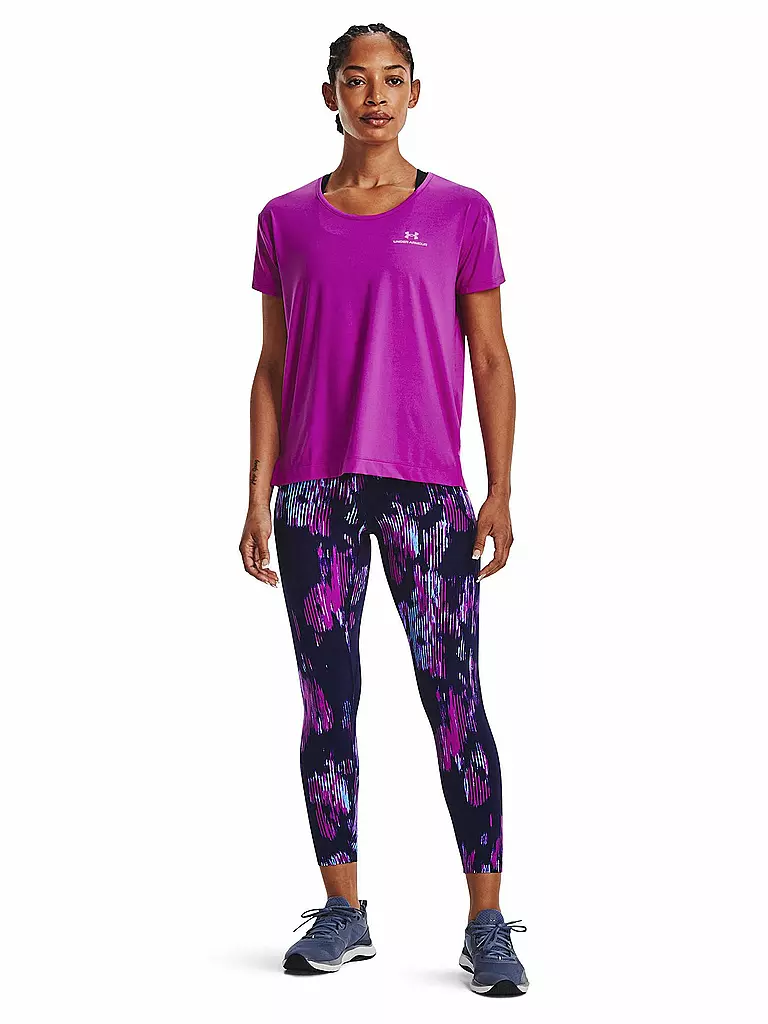 UNDER ARMOUR | Damen Fitnessshirt UA RUSH™ Energy Core | beere