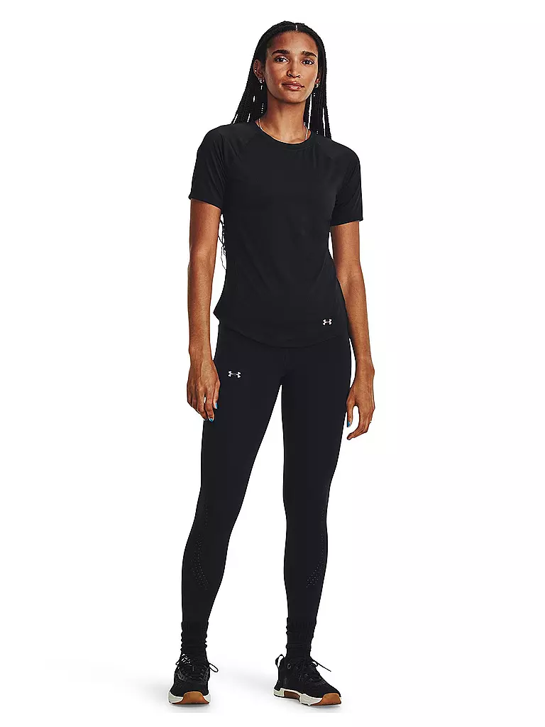 UNDER ARMOUR | Damen Fitnessshirt UA RUSH™ Mesh | petrol