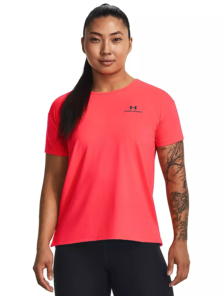 UNDER ARMOUR | Damen Fitnessshirt UA Rush Energy 2.0 | rot