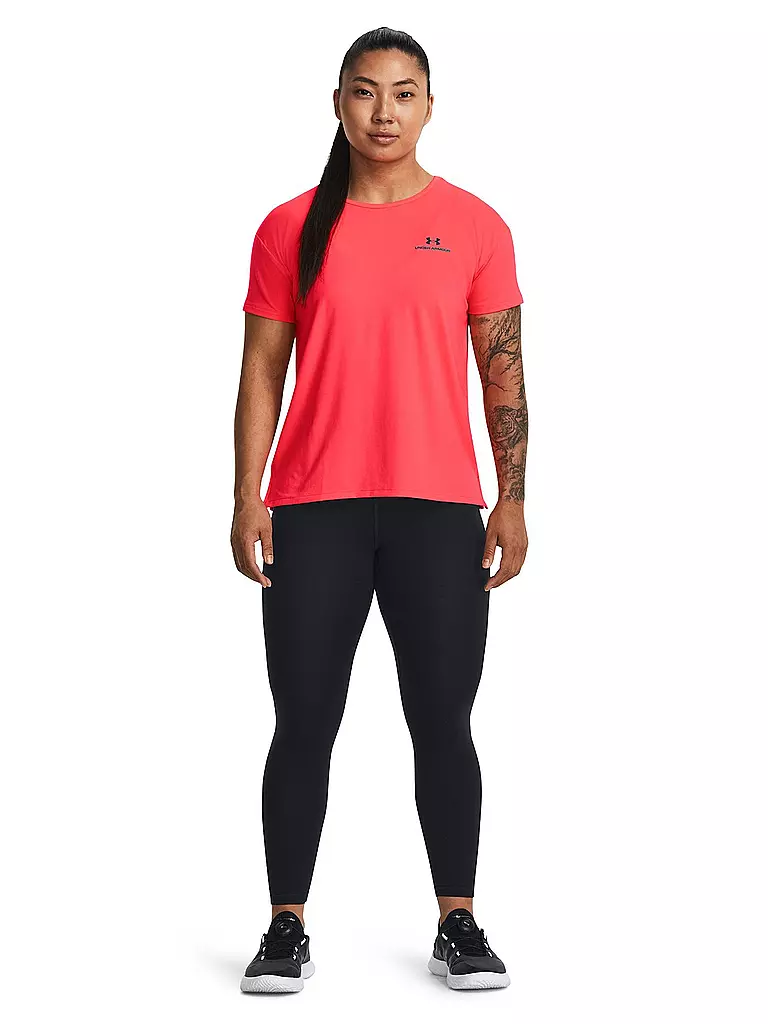 UNDER ARMOUR | Damen Fitnessshirt UA Rush Energy 2.0 | rot