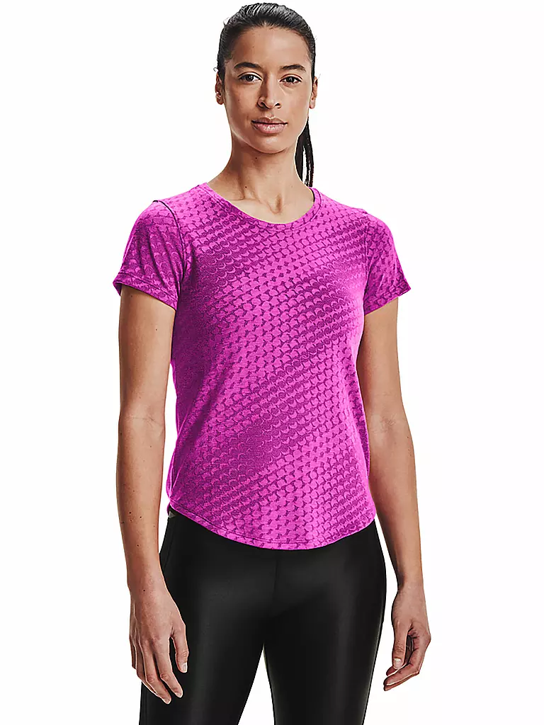 UNDER ARMOUR | Damen Fitnessshirt UA Streaker Runclipse | pink