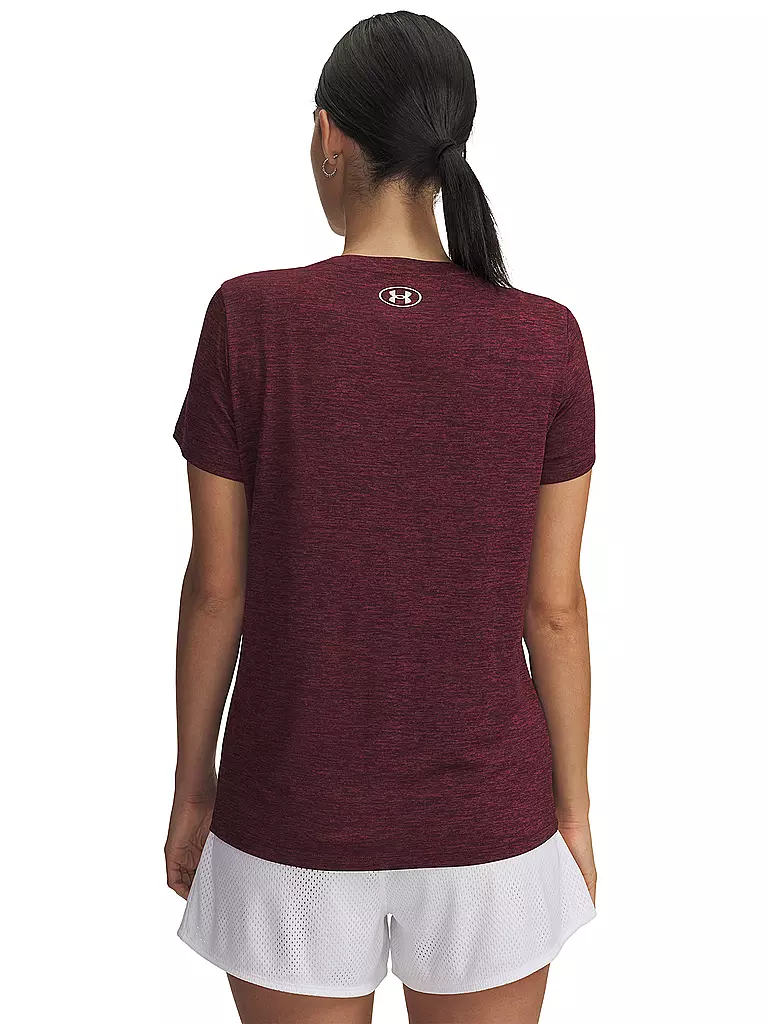 UNDER ARMOUR | Damen Fitnessshirt UA Tech™ Twist | dunkelrot
