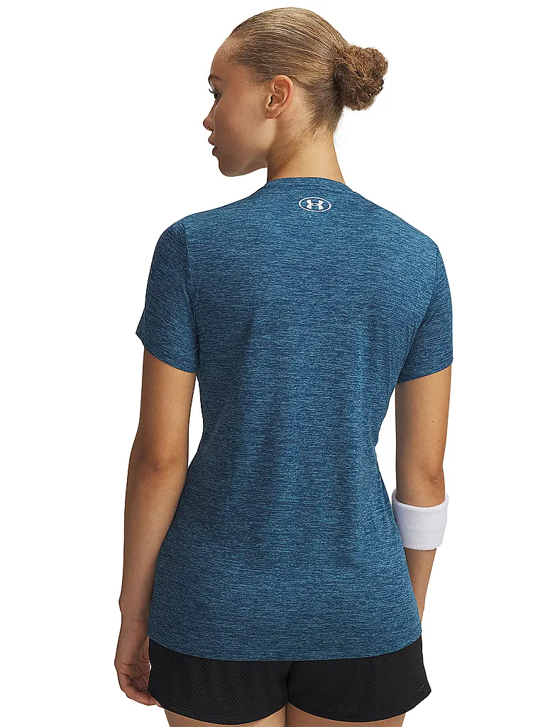 UNDER ARMOUR | Damen Fitnessshirt UA Tech™ Twist | Dunkelblau