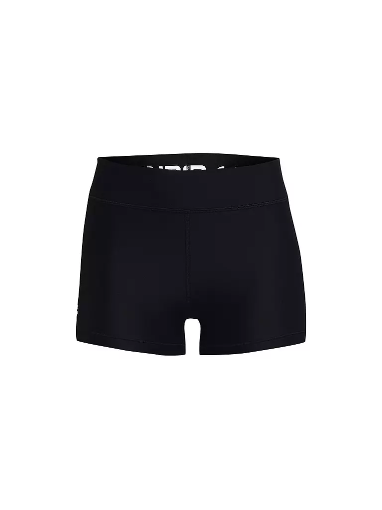 UNDER ARMOUR | Damen Fitnessshort HeatGear® Armor Mid Rise | schwarz