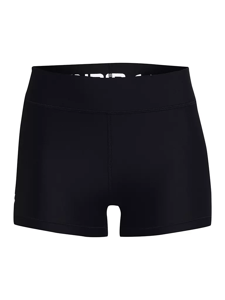 UNDER ARMOUR | Damen Fitnessshort HeatGear® Armor Mid Rise | schwarz