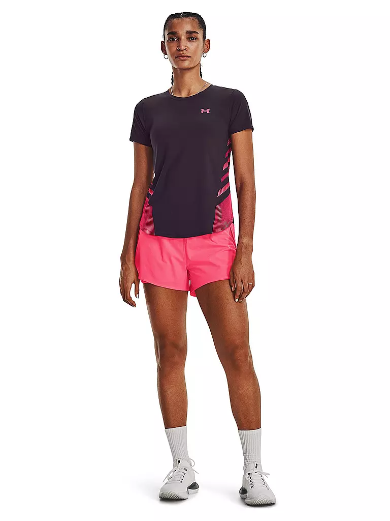 UNDER ARMOUR | Damen Fitnessshort UA Flex 2-in-1 | pink