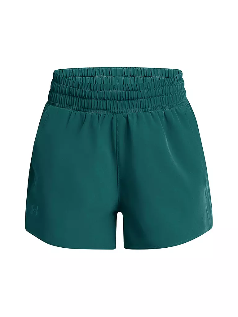 UNDER ARMOUR | Damen Fitnessshort UA Flex Woven 8cm | petrol