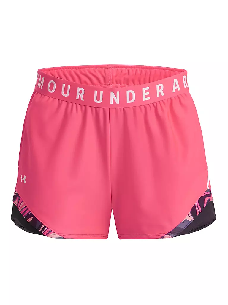 UNDER ARMOUR | Damen Fitnessshort UA Play Up 3.0 Tri Color  | pink