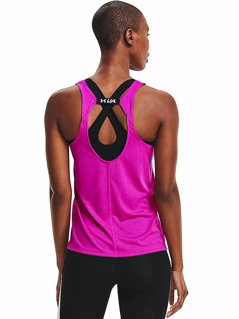 UNDER ARMOUR | Damen Fitnesstank UA Fly By Run | pink