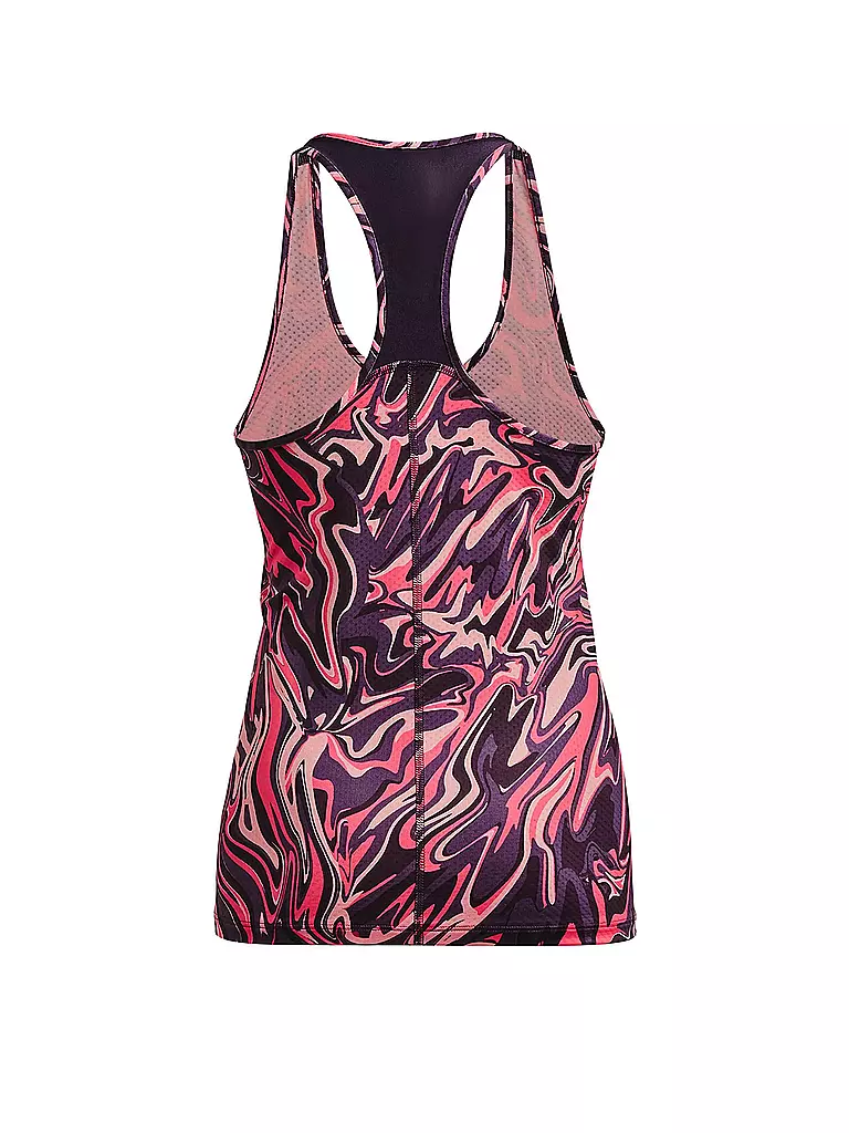 UNDER ARMOUR | Damen Fitnesstank UA HeatGear Armour Racer Print  | lila