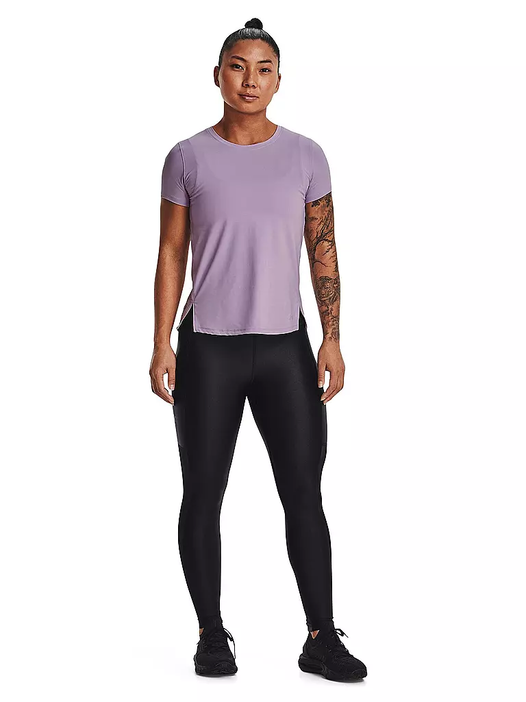 UNDER ARMOUR Damen Fitnesstight UA Iso-Chill Run Ankle schwarz
