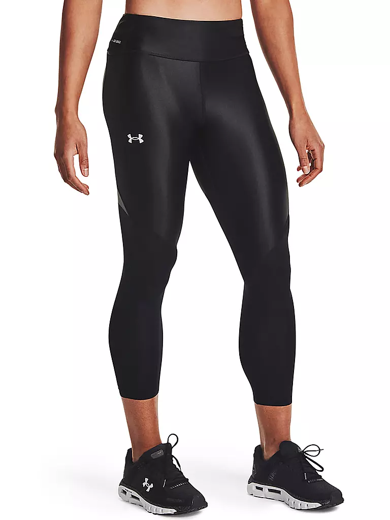 UNDER ARMOUR | Damen Fitnesstight UA Iso-Chill Run 7/8 | schwarz