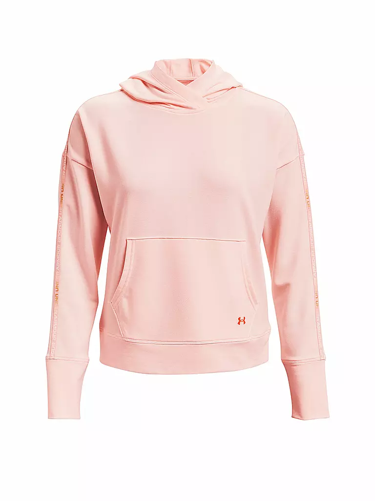 UNDER ARMOUR | Damen Hoodie  UA Rivale Terry Taped  | rosa
