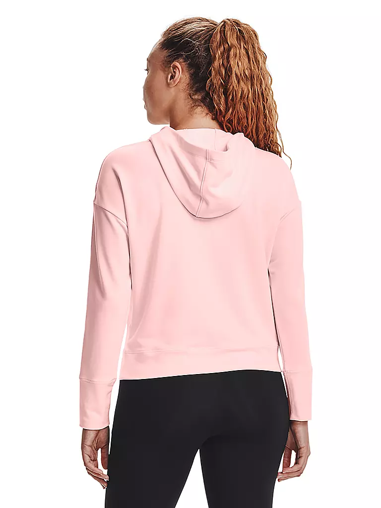 UNDER ARMOUR | Damen Hoodie  UA Rivale Terry Taped  | rosa