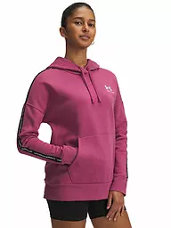 UNDER ARMOUR | Damen Hoodie UA Icon Fleece Taped | beere