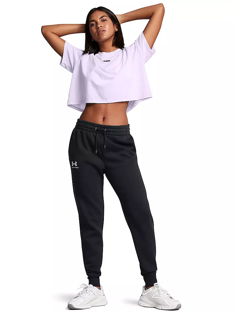UNDER ARMOUR | Damen Jogginghose UA Icon Fleece | schwarz