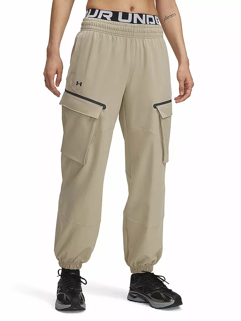 UNDER ARMOUR | Damen Jogginghose UA Unstoppable Cargo | camel