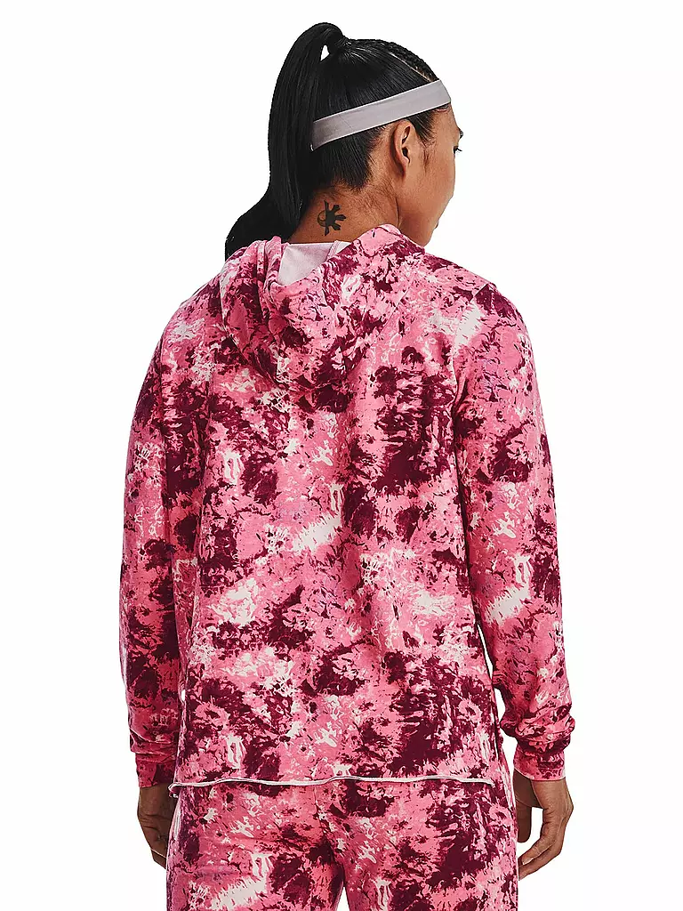 UNDER ARMOUR | Damen Kapuzenpullover UA Rival Terry | rosa