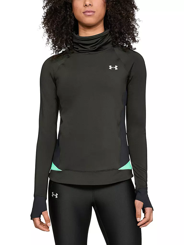 UNDER ARMOUR | Damen Laufshirt ColdGear® Reactor | grün