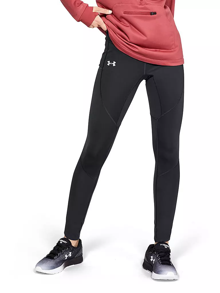 UNDER ARMOUR | Damen Lauftight UA Perpetual WINDSTOPPER® | schwarz