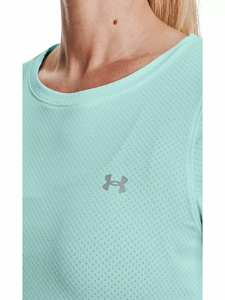 UNDER ARMOUR | Damen Shirt HeatGear® Armour  | blau