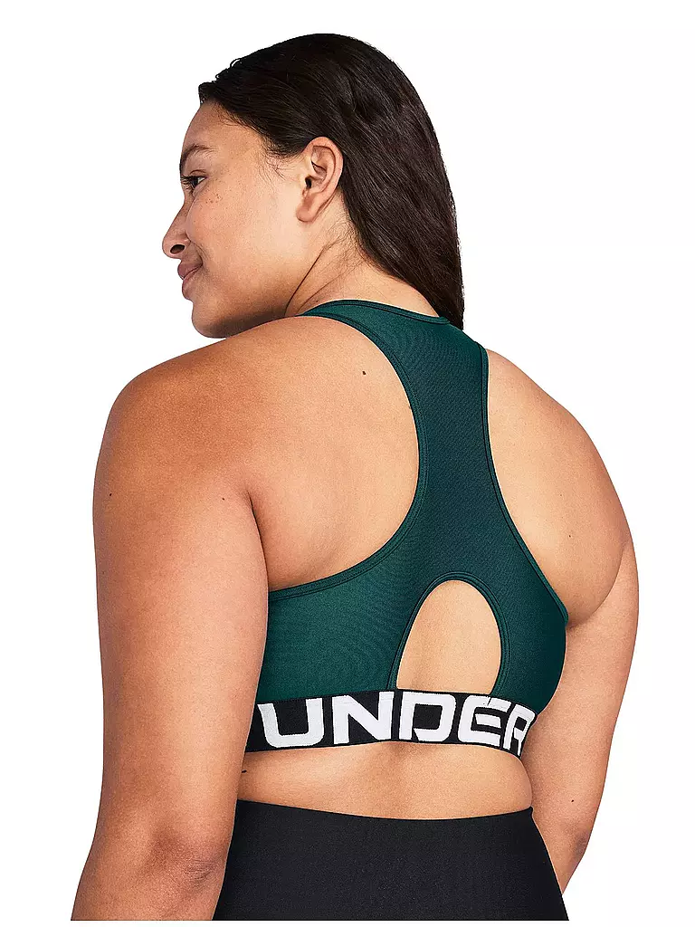 UNDER ARMOUR | Damen Sport-BH HeatGear® Armour Medium Support | petrol