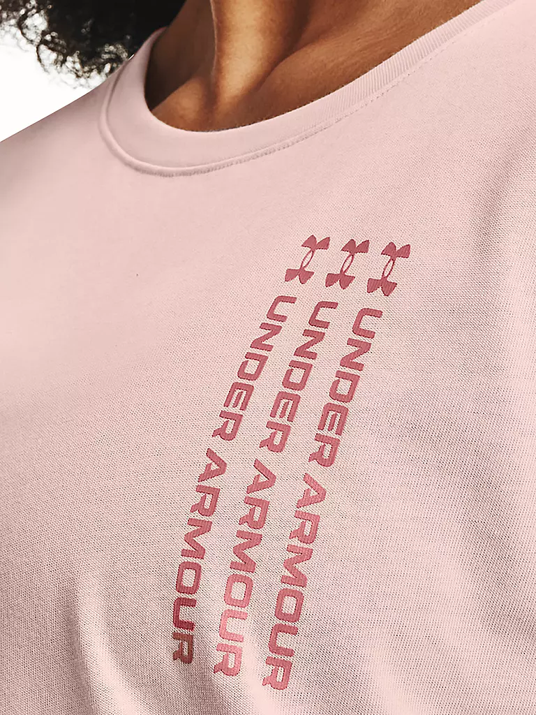 UNDER ARMOUR | Damen T-Shirt Live Repeat WM Graphic | rosa