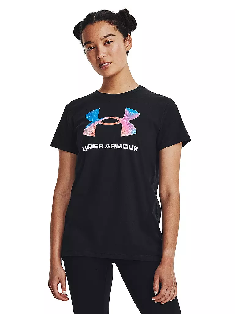 UNDER ARMOUR | Damen T-Shirt UA Sportstyle Grafik | schwarz