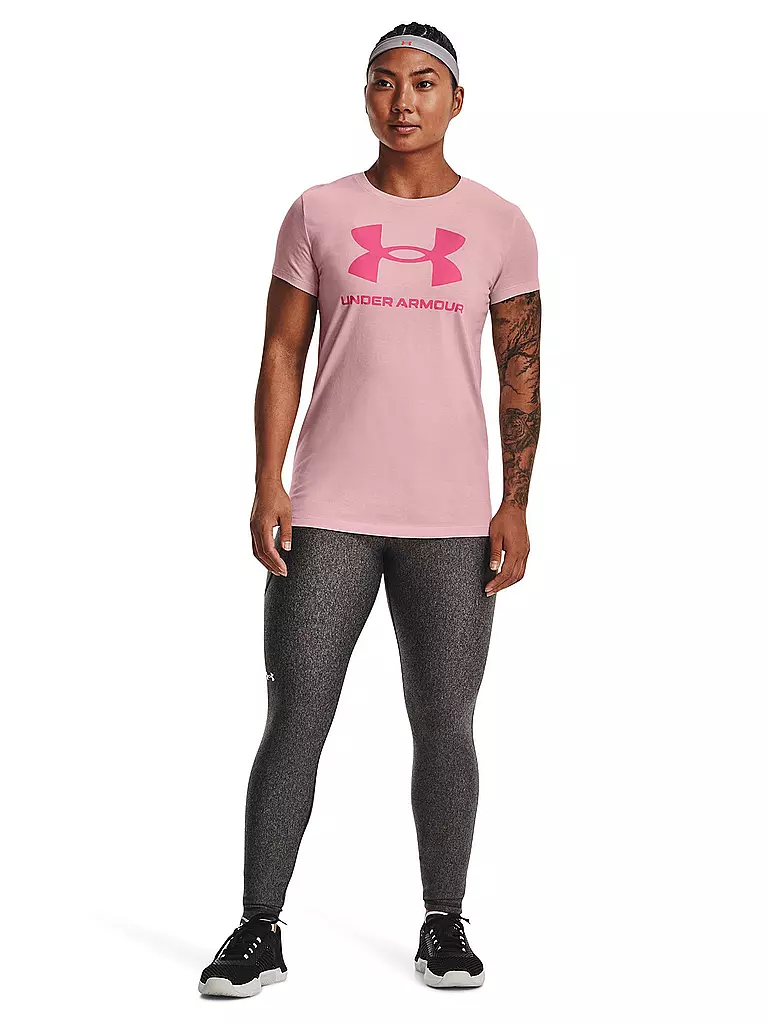 UNDER ARMOUR | Damen T-Shirt UA Sportstyle Grafik | rosa