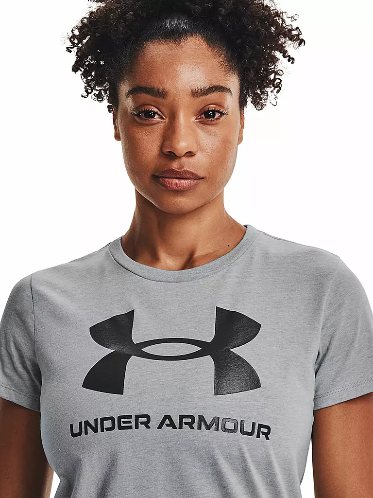 UNDER ARMOUR | Damen T-Shirt UA Sportstyle mit Grafik | grau