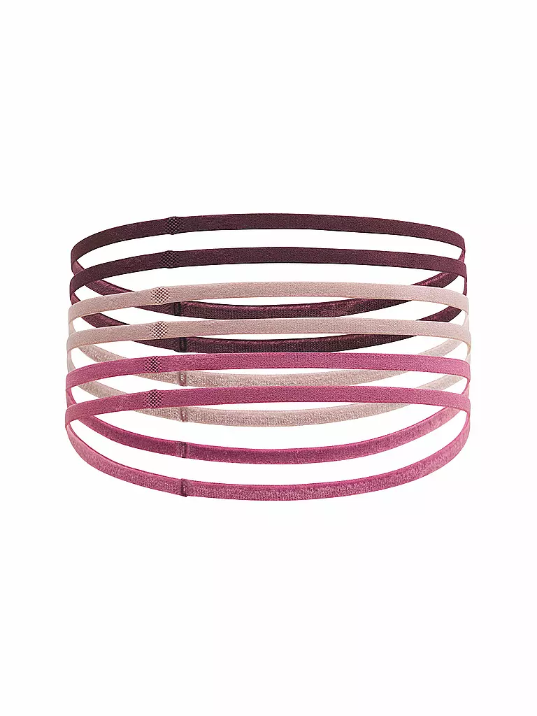 UNDER ARMOUR | Haarbänder UA Mini Elastic 6er Pack | beere