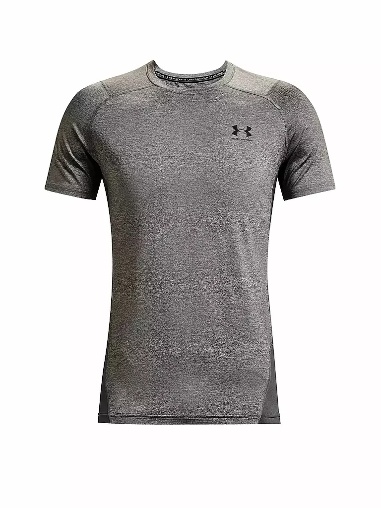 UNDER ARMOUR | Herren Fitnessshirt HeatGear® Armour Fitted | grau