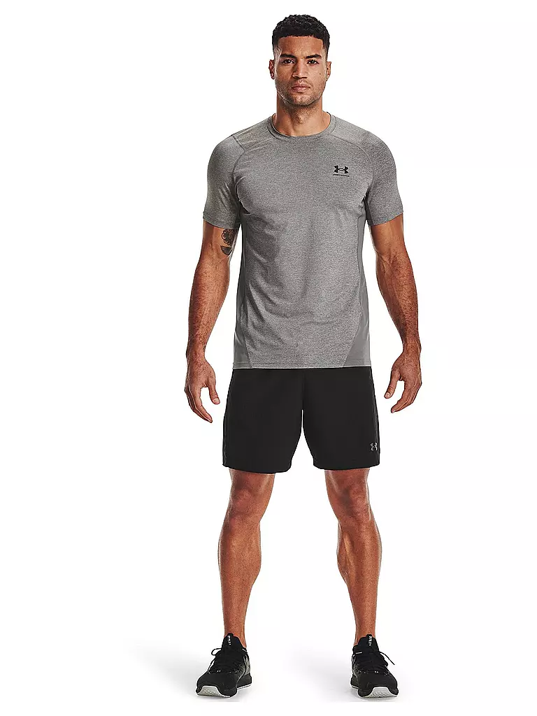 UNDER ARMOUR | Herren Fitnessshirt HeatGear® Armour Fitted | grau