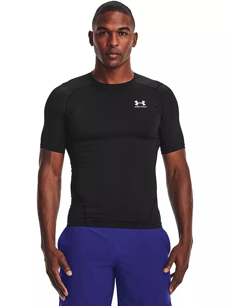 UNDER ARMOUR | Herren Fitnessshirt HeatGear® Armour | schwarz