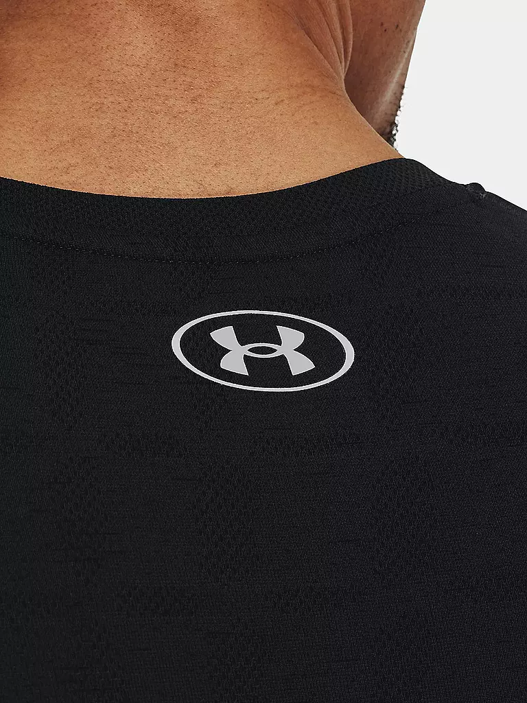 UNDER ARMOUR | Herren Fitnessshirt Seamless Novelty | schwarz