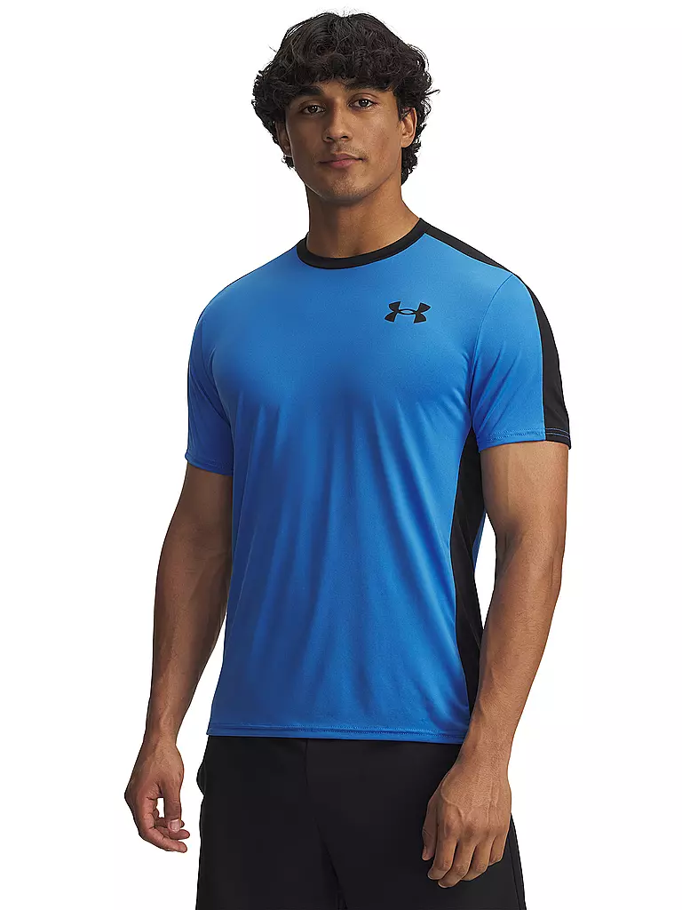 UNDER ARMOUR | Herren Fitnessshirt UA HeatGear® Wordmark | blau