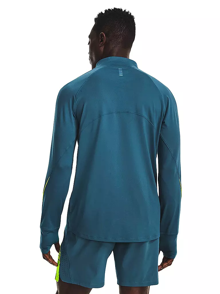 UNDER ARMOUR | Herren Fitnessshirt UA Qualifier Run 2.0 Half Zip | blau