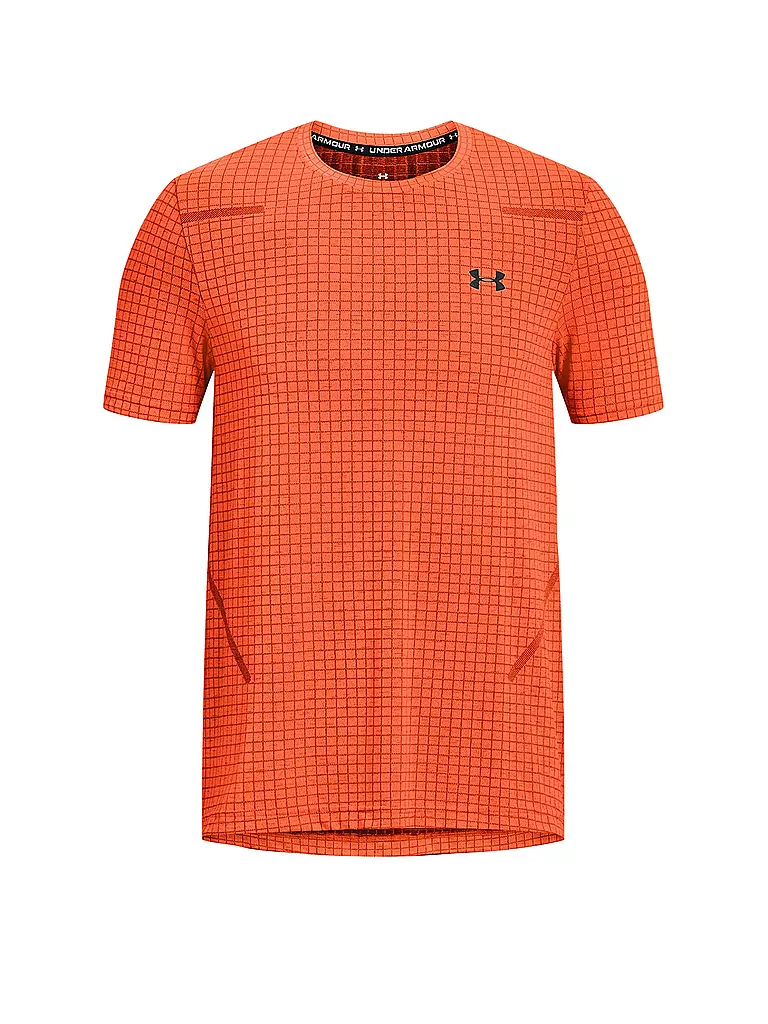 UNDER ARMOUR | Herren Fitnessshirt UA Seamless Grid | orange