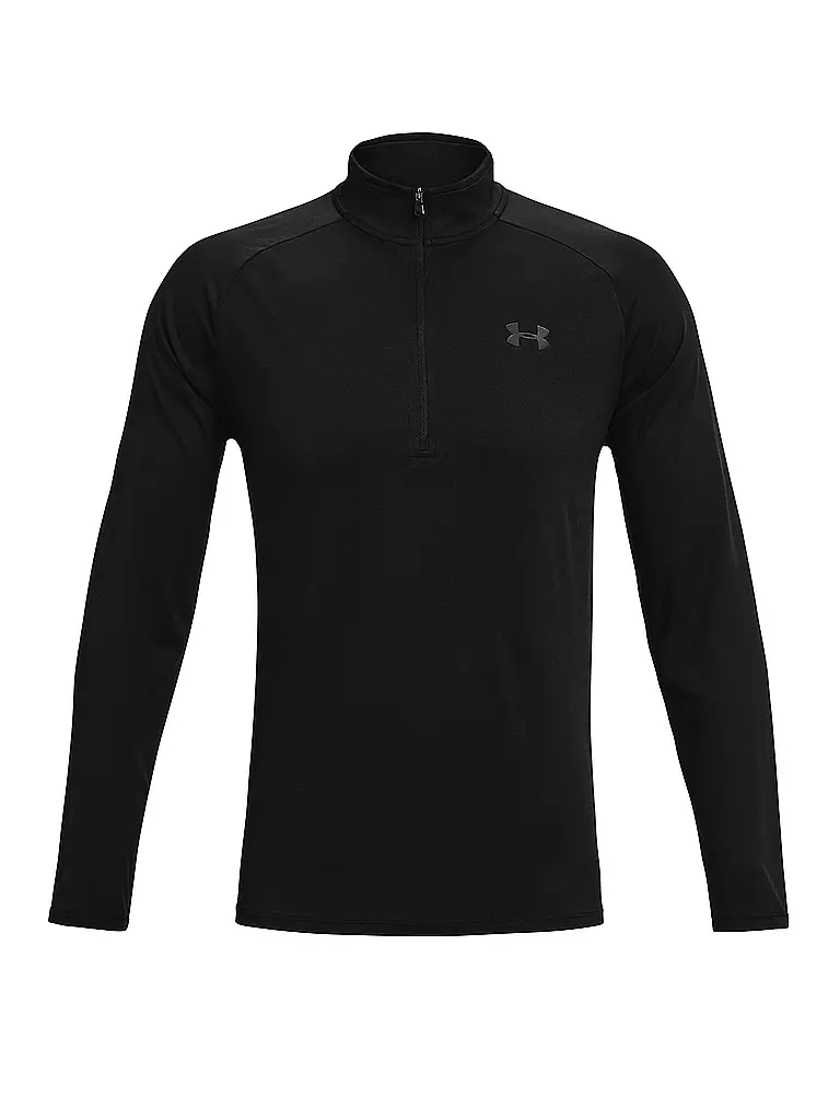 UNDER ARMOUR | Herren Fitnessshirt UA Tech™ 1/2 Zip | schwarz