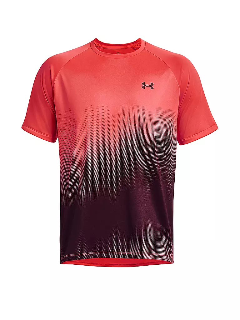 UNDER ARMOUR | Herren Fitnessshirt UA Tech™ Fade  | rot