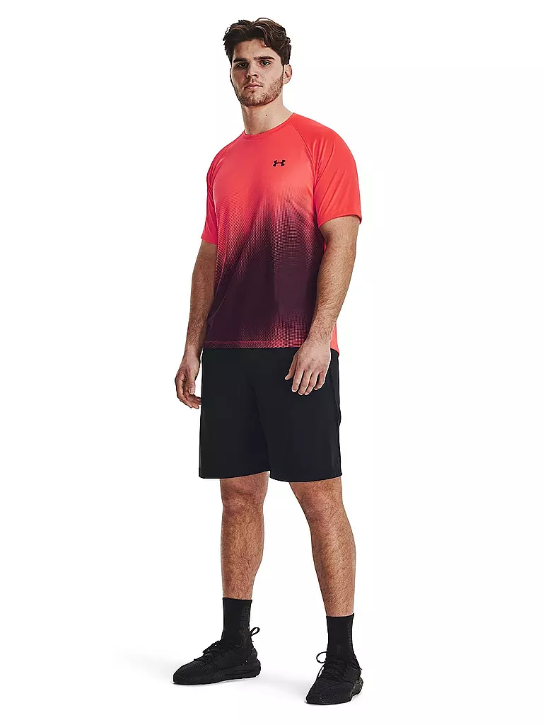 UNDER ARMOUR | Herren Fitnessshirt UA Tech™ Fade  | rot