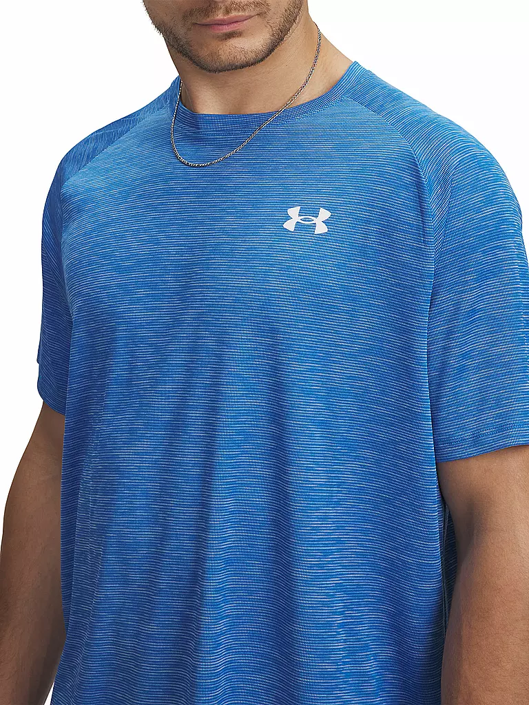 UNDER ARMOUR | Herren Fitnessshirt UA Tech™ Strukturiert | blau