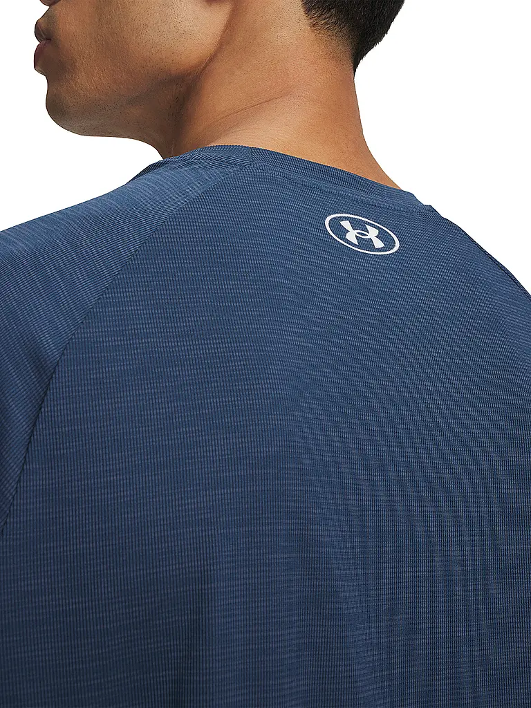 UNDER ARMOUR | Herren Fitnessshirt UA Tech™ Strukturiert | Dunkelblau
