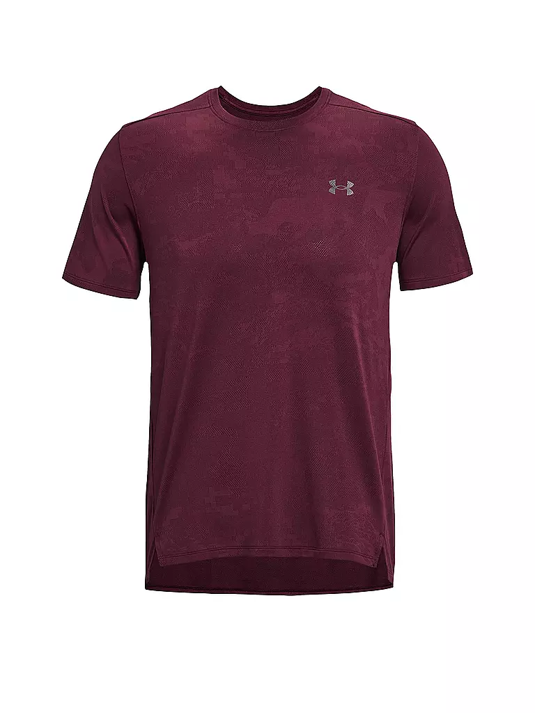 UNDER ARMOUR | Herren Fitnessshirt UA Tech™ Vent Jacquard | dunkelrot