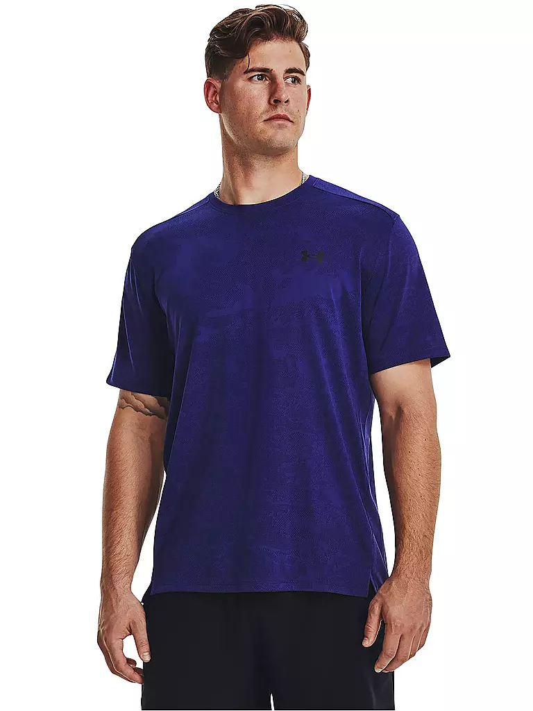 UNDER ARMOUR | Herren Fitnessshirt UA Tech™ Vent Jacquard | blau