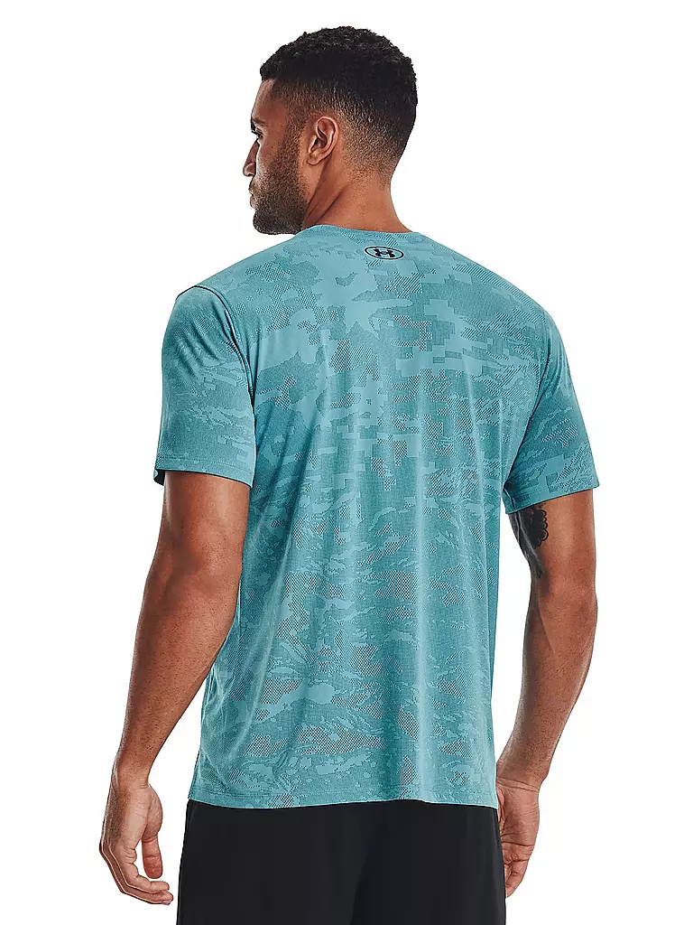 UNDER ARMOUR | Herren Fitnessshirt UA Tech™ Vent Jacquard | hellblau